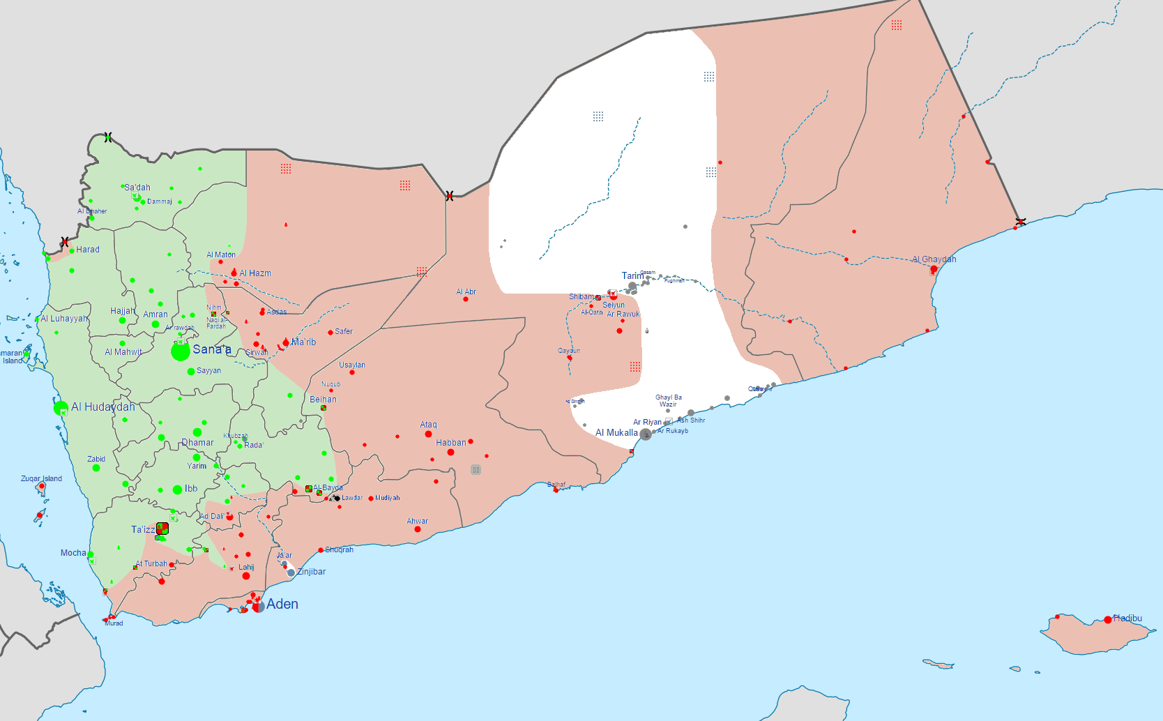 Yemen_civil_war_detailed_map - Just Foreign Policy